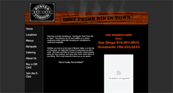 Desktop Screenshot of huntersteakhouse.com